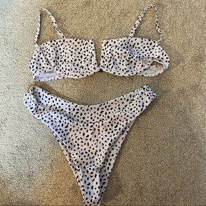 Dalmatian print bikini
